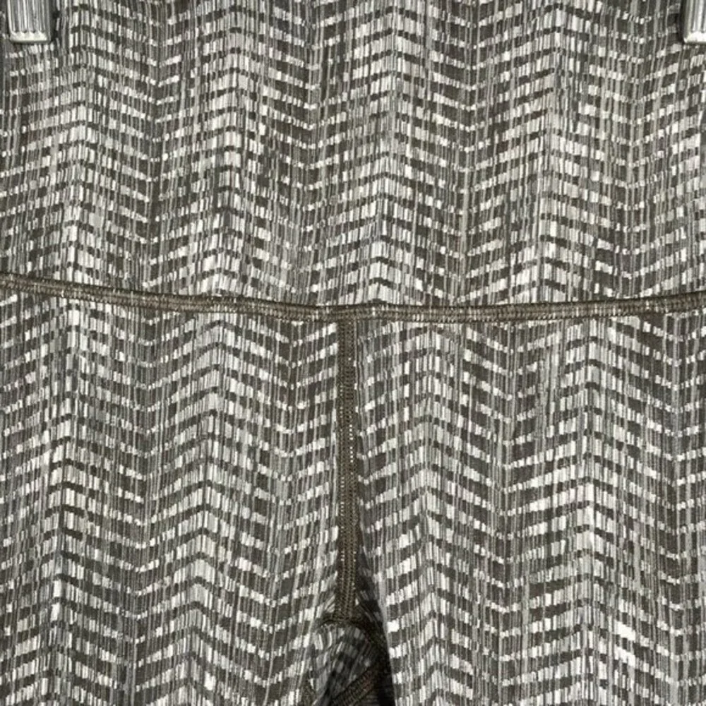 Lululemon Wunder Under Crop High Rise Leggings Green Print Women's‎ Size 4